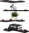 YYWUOJJ Corner Shelf Wall Mounted, Corner Floating Shelves for Wall, Set of 4