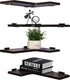 YYWUOJJ Corner Shelf Wall Mounted, Corner Floating Shelves for Wall, Set of 4
