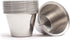 EHOMEA2Z Ramekins Stainless Steel Condiment Sauce Cups, Commercial Grade, Ideal for All Sauces (12, 3 oz)