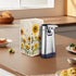 Can Opener Cover, Dragonfly Sunflower Design for Dust and Stain Protection, Fits Most Electric Can Openers