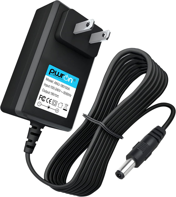 PwrON AC Adapter 18V for Bissell Bolt 14.4V Lithium Battery Max Pet Hair Eraser, 1954 2133 Series, 1610368, 1608660,