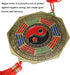 MDLUU 3 Pcs Bagua Mirror Feng Shui Ornaments, Guardian Lion, Ancient Coins with Chinese Knot Tassel, Lucky Charm