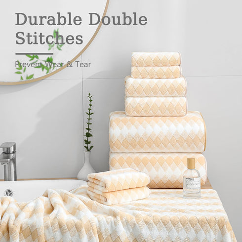 4 Set 35"x70" Set 600GSM Piece Extra Large Bath Towel Oversized Bath Sheet Bathroom Towel Soft Highly Absorbent & Quick