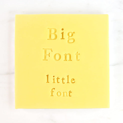 PME Fun Fonts Collection 2 Stamping Set, Letters & Numbers for Cookie & Cupcake (66 Pieces), Standard Transparent