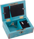 Cottage Garden Lord Bless and Keep You Petite Locket (Distressed Teal Music Box, Plays How Great Thou Art)