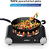 Cusimax Electric Hot Plate Burner, Single Burner Cast Iron Portable 1500W with Adjustable Temperature Control