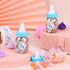 PINKXHY 62 3.5 Inch 500 Pcs Baby Mini Milk Bottle Baby Shower Favor with Adhesive Thank You for Showering Stickers