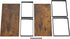 YMYNY Cabinet Shelf Organizer, Extendable Set of 2 Countertop Storage Racks for Kitchen, Rustic Brown