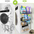 4 Pack Closet Magnetic Shelves for Washing Machine, Heavy-Duty Magnetic Laundry Organizer with Hooks, Washing Machine