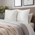 Set of 2 Soft Faux Fur Throw Pillow Covers 18x18 - Cream White Plush Short Wool Velvet Decorative Couch Covers