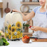 Butterfly Blender Dust Cover, Sunflower Fingerprint Protection Cover for Stand Mixer or Coffee Machine, Home Kitchen