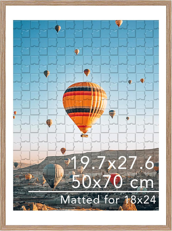 JCJMY 19.7x27.6 Puzzles Frame for 50x70 cm Puzzles Poster Photo Picture, Display