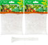 YHmall 2 Pack 5x15 Ft Heavy Duty Trellis Netting for Climbing Plants with 50 Pcs Garden Ties, Outdoor Grow Net