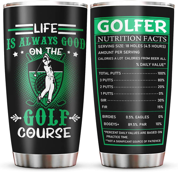 Golf Gifts for Men and Women, Funny Golf Accessories, Unique Golf Tumbler, Cool Gifts for Golfers