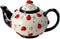 Ladybug Teapot with Swirls for Kitchen Decor and Teas