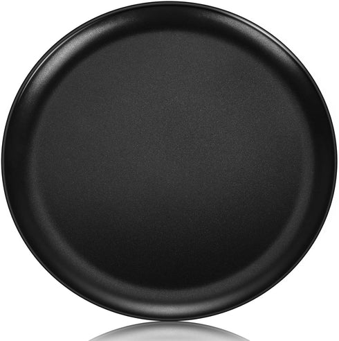 TeamFar Pizza Pan, 13.5 Inch Large Round Baking Tray with Nonstick Coating & Stainless Steel Core, Non-Toxic
