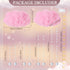 3D Decor(2 Marsui Artificial Cloud Props LED Hanging Pink Light String Fake Imitation Cotton Cloud Classroom School