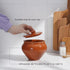 Stoneware Ramekin with Lid 17 fl oz 500 ml Clay Pot for Cooking, Dutch Oven, and Earthenware Rice Pots