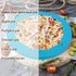 CARGEN Adjustable Pie Crust Shield, 2 Pieces Silicone Protectors for Baking Pie Edges, Red and Blue