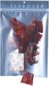 AwePackage Clear Silver Flat Pouch Zipper Bag for Homemade Jerky (100, 7x11", 10oz)
