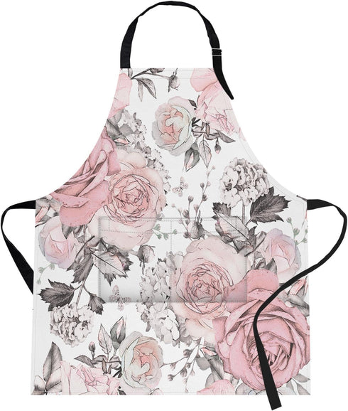Britimes Apron for Home Kitchen Cooking, Baking, Gardening for Women Men with Pockets