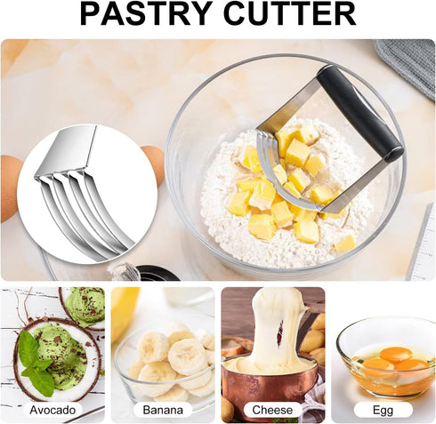 Stainless Steel Cookie Cutters Set, Pastry Cutter & Biscuit Cutter for Baking (10 Pcs/Set)