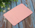 Mini Skater 3pcs 10x10x0.2CM Bar Coasters Square Silicone Coasters for Drinks Beverage Coffee Table Tea Coaster (Pink)