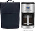 Wanty Water-Resistant Nylon Dust Cover Protector for Cuisinart DCC-3200P1 Perfectemp Coffee Maker, 14 Cup Programmable