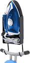 Ironing Board Hanger Wall Mount, Heat Resistant Iron Holder with Rack for Max 5 Inch Width, Black