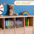 6 Packs Sanwuta Toy Storage Bags, PVC Organizing Case Bags with Zipper, Waterproof Toy Container for Board Games