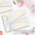 Eychei 7x108 Inch (12 White Satin Chair Sashes Bows, Bow Ties Back Silky Dining Sashes Ribbon for Wedding, Party