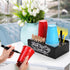 Double Party Cup Holder with Marker Slot - Wooden Drink Cup Dispenser for Wedding, Party, Kitchen, Bar, Housewarming