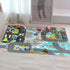 Kids Carpet Playmat Rug, Foldable Non-Slip Car Play Mat Felt Cloth for Playroom, Indoor Outdoor Use, 70×80CM