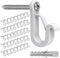 Dolibest 40 Pack Q-Hanger Hooks for Home Christmas Lights, String Light Hooks with Safety Buckle Design for Outdoor