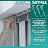 Blulu 30 Pieces Clear Plastic Valance Clips for Window Blinds, Hidden Clip Retainer for Horizontal Blinds (3 Inch)