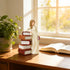 Lnrkai Book Lovers Gifts for Women, Readers, Graduates, Students, Teachers, Library Bookshelf Decor Hand-Painted