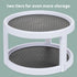 Kitchen Spaces Two-Tier Lazy Susan Organizer, Cabinet Turntable Shelf Storage for Kitchen and Pantry Items, Great