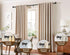 KAMANINA 1 Inch Curtain Rod, 32 to 58 Inches, Black Single Drapery Rods with Square Finials
