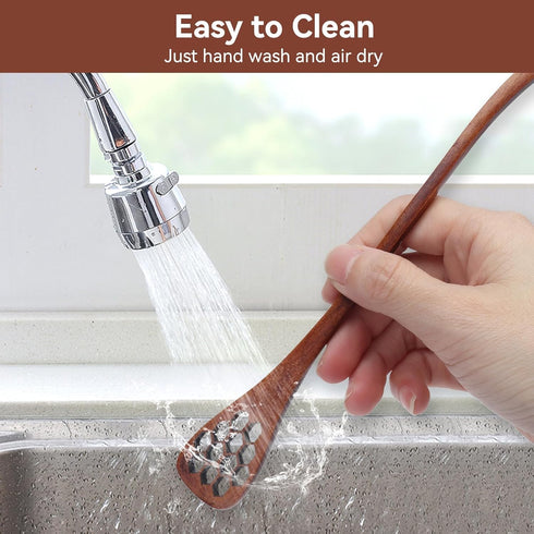 Cyrank 3PCS Honey Dipper Sticks, Long Handle Honey Dipper Mixing Stick Mini Honeycomb Drizzler Wooden Spoon Stirrer