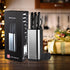 RAXCO 10-in-1 Knife Set - 5 Kitchen Knives and 5 Kitchen Gadgets, Perfect for Small Kitchen (Black)