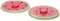 Charles Viancin Set of 2 Watermelon 4” Silicone Drink Covers - BPA-Free, Dishwasher Safe, Airtight Seal