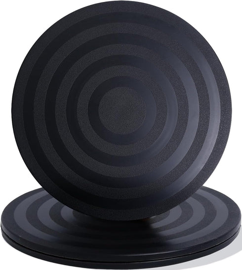 FFPDYBEST 8 Inch Artwork(360 (10INCH-1PC) Lazy Susan Rotating Swivel Stand Non Skid Heavy Duty Turntable Base