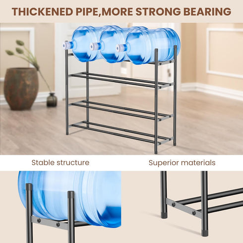 4-Tier Closet Closet AceMining Expandable Shoe Rack, Adjustable Shoe Rack Shoe Organizer Shoe Shelf, Free Standing Shoe