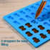 Silicone Candy Gummy Bear Molds - Premium Silicone Chocolate Molds Pack of 4 Including Bears, Frogs, Lions, Monkeys,