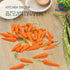 30 Pcs Mini Artificial Fake Vegetables Carrots Decor - Faux Lifelike Simulation Plastic Carrot for Home House Kitchen