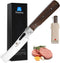 ZhengSheng Folding Chef Knife 4.8" Sharp 440A Stainless Steel Blade, Wooden Handle Pocket Foldable Kitchen Knife