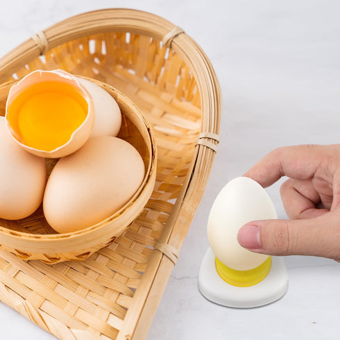 PEUTIER 2pcs Egg Piercer for Hard Boiled Eggs, Magnetic Egg Hole Puncher with Stainless Steel Punch Needle Egg Poker