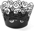 KPOSIYA Cupcake Wrappers, 100 Pack Filigree Artistic Bake Cake Paper Cup, Black, for Wedding Party Birthday