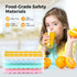 Soft Silicone Ice Cube Tray with PP Lid, Flexible Ice Cube Trays for Freezer (24 Cubes, Blue)