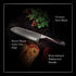 Hammer Stahl 4.5 Inch Santoku Knife, High Carbon Stainless Steel Kitchen Knife with Ergonomic Handle & Gift Box